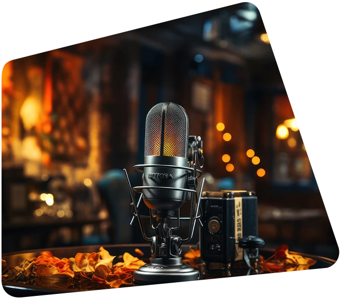 Microphone d'enregistrement audio professionnel