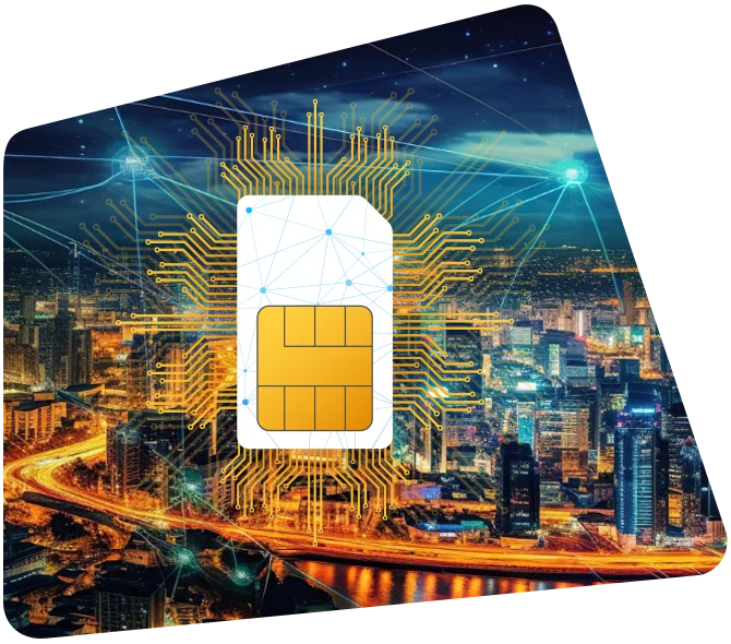 Carte SIM sur ville connectée