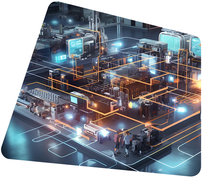 Installation logistique connectée